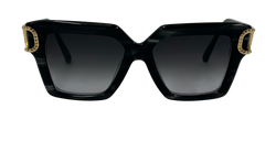 Valentino Gafas,Cuadradas,Acetato,Negro,C,3*